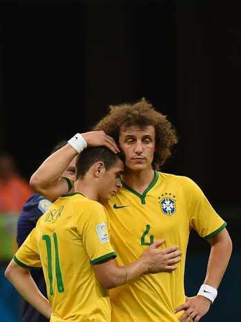 Brasileiros perderam de 7 a 1 da Alemanha e 3 a 0 para a Holanda. (Foto: Vanderlei Almeida/AFP)