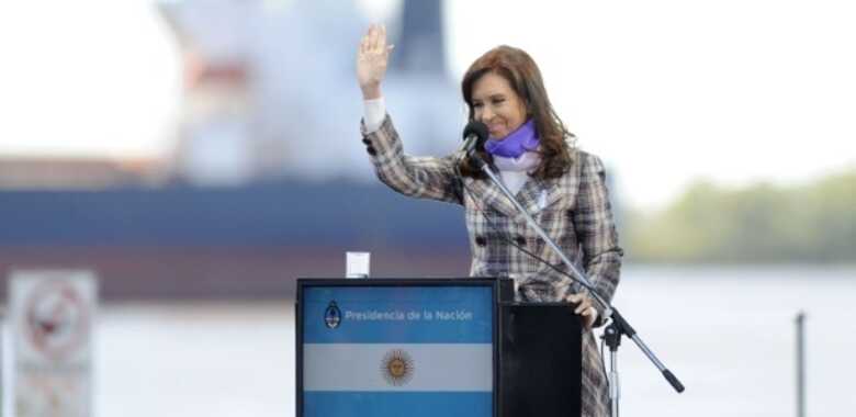 A presidente da Argentina, Cristina Kirchner, em evento em Rosário (Argentina). (Foto: AFP)
