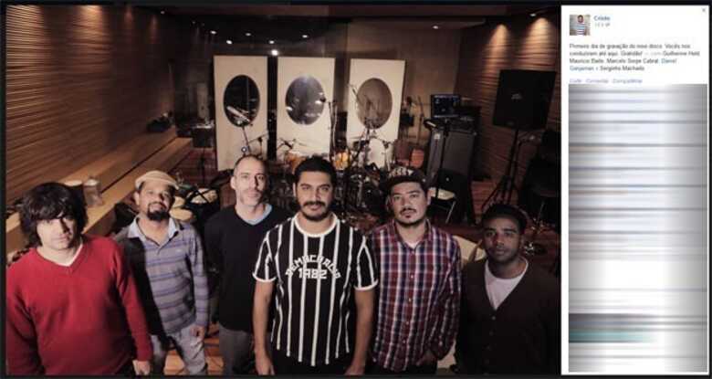 Criolo anuncia que voltou ao estúdio para gravar novo disco. (Foto: reprodução/Facebook)
