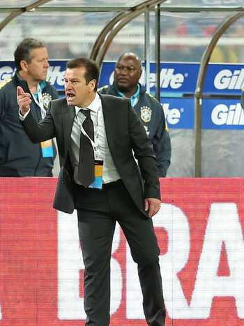 Discuss&atilde;o de Dunga com argentinos provoca atrito com a Globo em entrevista. (Foto: Heuler Andrey/Mowa Press)