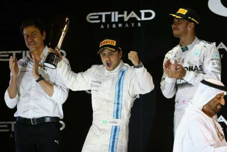 Felipe Massa em Abu Dhabi. (Foto: reprodução)