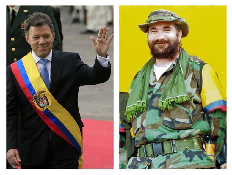 Governo da Colômbia e as Farc assinaram acordo ontem(Imagem: EFE)