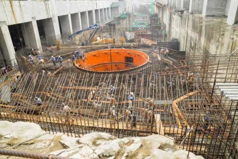Obras da Usina Hidrel&eacute;trica de Belo Monte, no Rio Xingu  (Imagem: reprodu&ccedil;&atilde;o)
