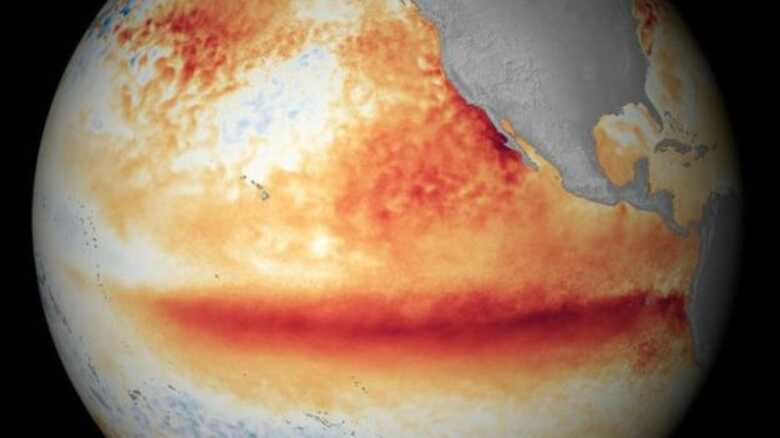 Algumas medições dizem que este é o El Niño mais forte já registrado (Imagem: reprodução)