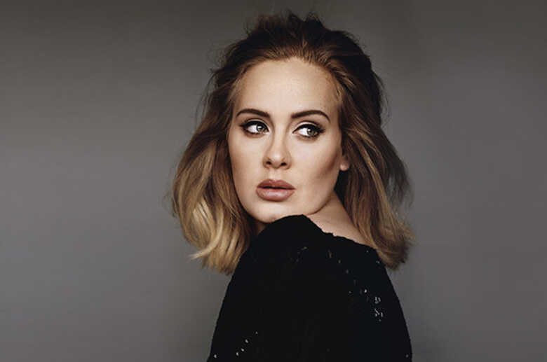 A cantora Adele