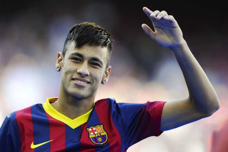 O jogador Neymar