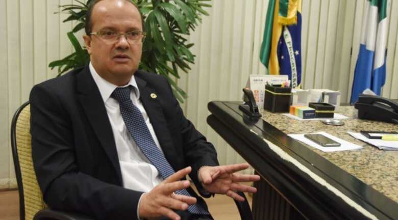 O secretário de Segurança, José Barbosinha