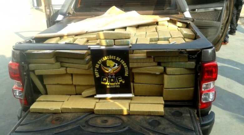 cerca de 48, 6 toneladas de drogas foram apreendidas