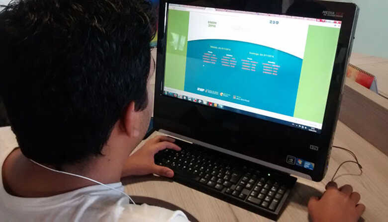 A inscri&ccedil;&atilde;o &eacute; feita pela internet