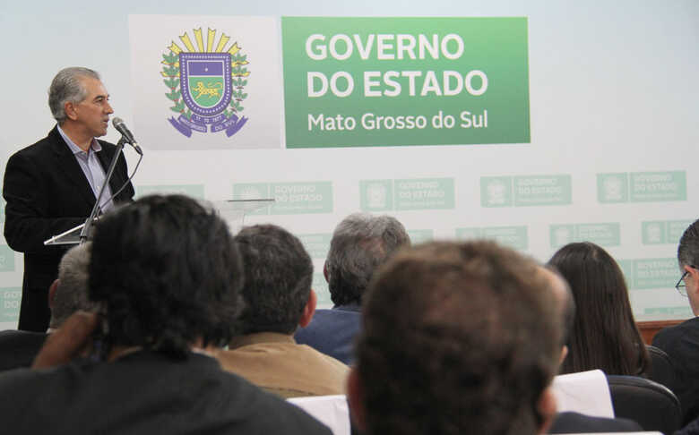 O governador de Mato Grosso do Sul, Reinaldo Azambuja