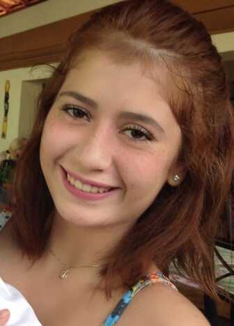 A adolescente Bianca Dalpasquale