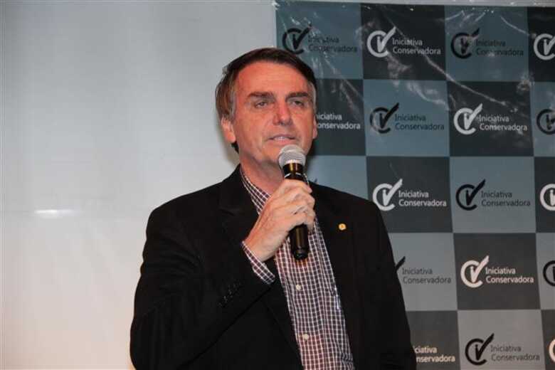 O deputado federal Jair Bolsonaro