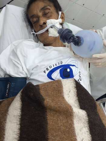 Mariana Felícia de Souza, em estado grave de pneumonia, aguarda vaga em UTI