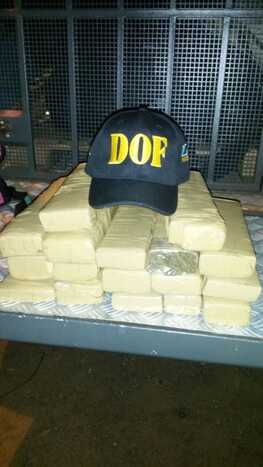 A droga estava na bagagem do jovem