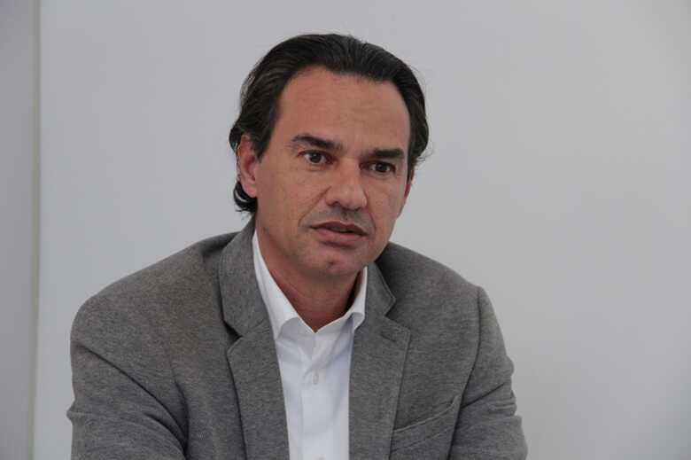 O pr&eacute;-candidato a prefeito, Marquinhos Trad