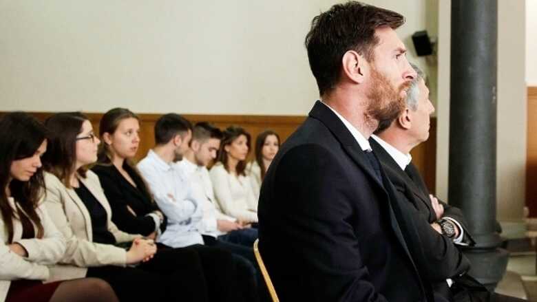 Lionel Messi em julgamento na Espanha
