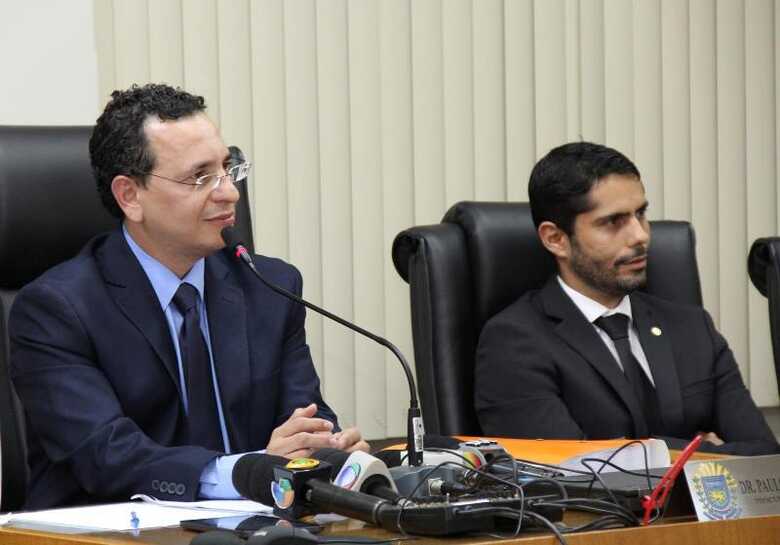 O procurador-geral do MP, Paulo Passos, e o ex-coordenador do Gaeco, Marcos Alex
