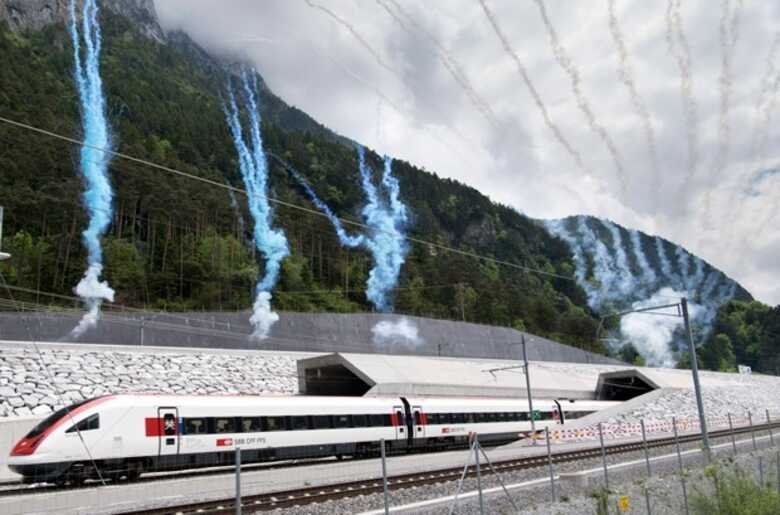 Túnel de Saint-Gothard (São Gotardo) cruzará os Alpes