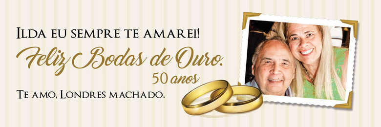Outdoor comemora 50 anos de casados do casal