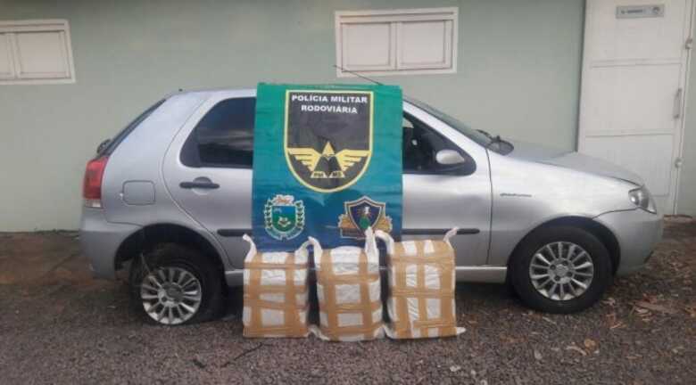 Droga foi apreendida ontem (28)