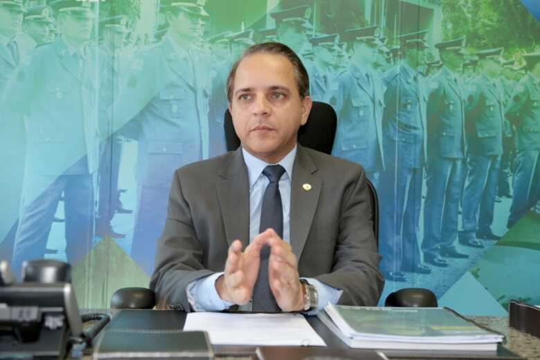 O candidato a prefeito pelo PSC, Coronel David