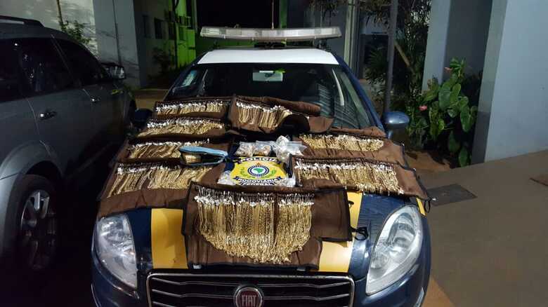 Joias foram apreendidas pela equipe