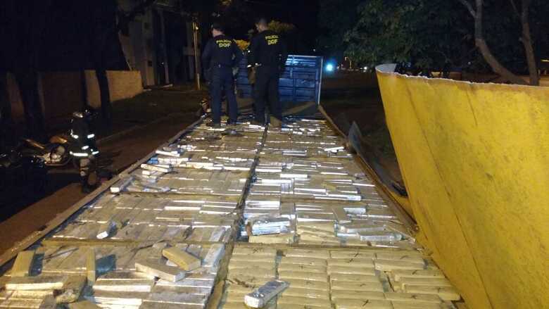 Mais de duas toneladas foram apreendidas