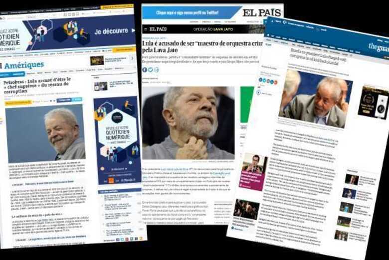 Jornais e portais internacionais dão destaque à denúncia do Ministério Público Federal contra Lula