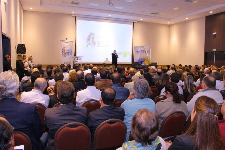 Palestra de lançamento do Pacto com o Senador Tasso Jereissati