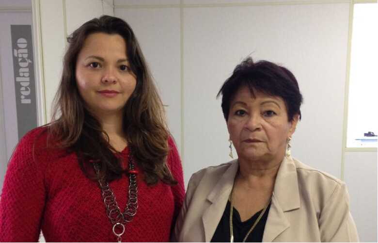 A diretora social da ASMFC, Heindnea da Silva Masselink, e a presidente, Nelcila Masselink