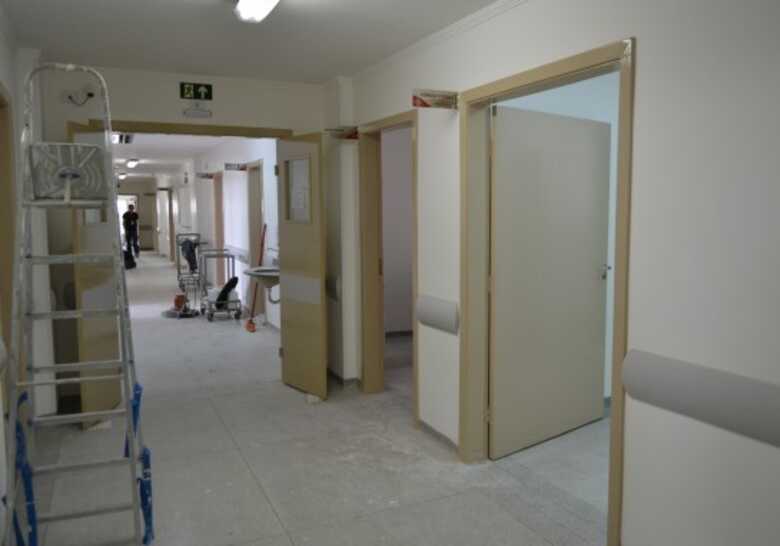 Fase final das obras do Centro Obstétrico da Santa Casa