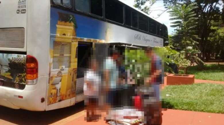 Foto foi tirada em Itaporã, antes de seguir viajem