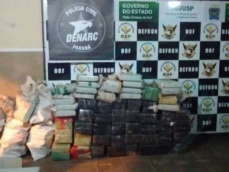 Droga foi encaminhada at&eacute;  a Defron de Dourados