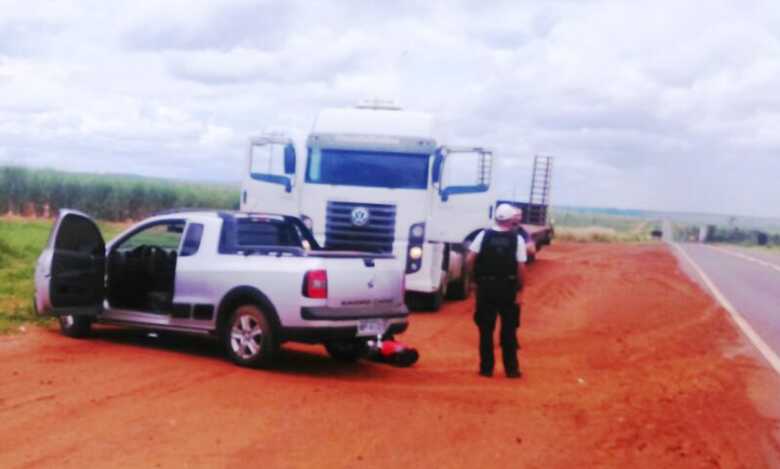 Veículo foi parado próximo ao município de Naviraí