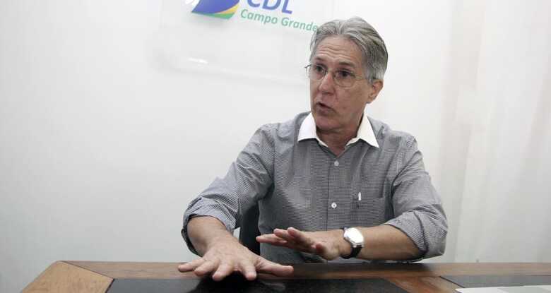 O presidente da CDL-CG, Hermas Renan Rodrigues