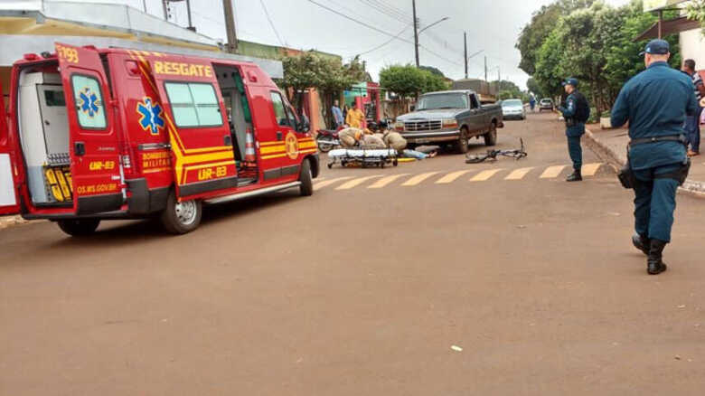 V&iacute;tima foi atropelada quando seguia pela Avenida Nove de Julho