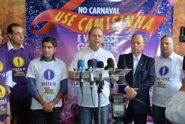 Lançamento da campanha de prevenção a DSTs no Carnaval, em Salvador