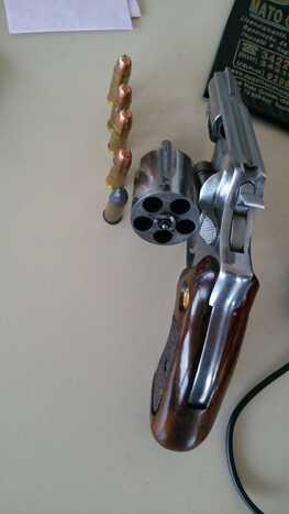 Arma de fogo estava com os n&uacute;meros raspados