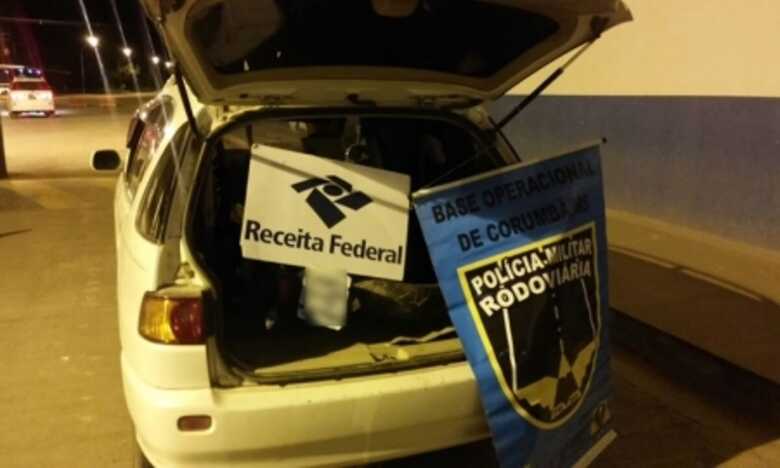 Carro foi abordado no Posto Esdras, fronteira do Brasil com e Bol&iacute;via