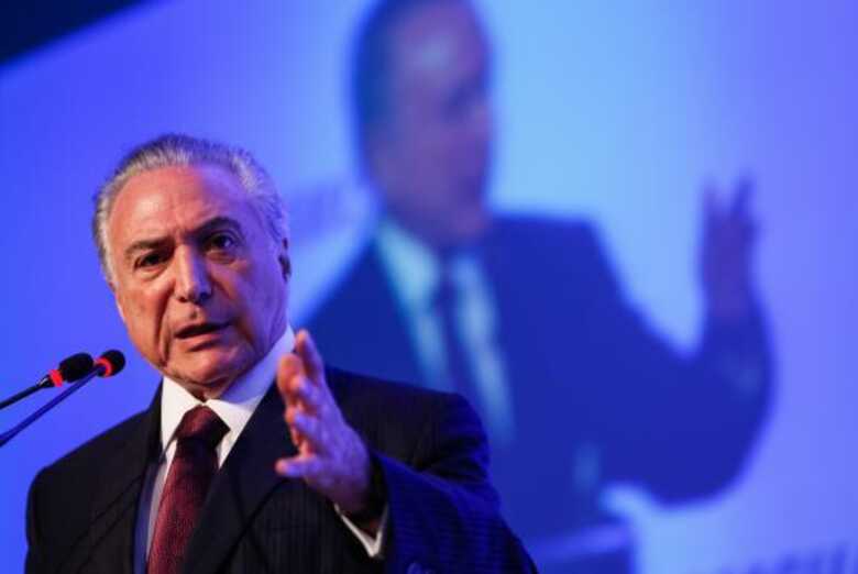 Presidente Michel Temer participa de cerim&ocirc;nia na C&acirc;mara Americana de Com&eacute;rcio, em S&atilde;o Paulo