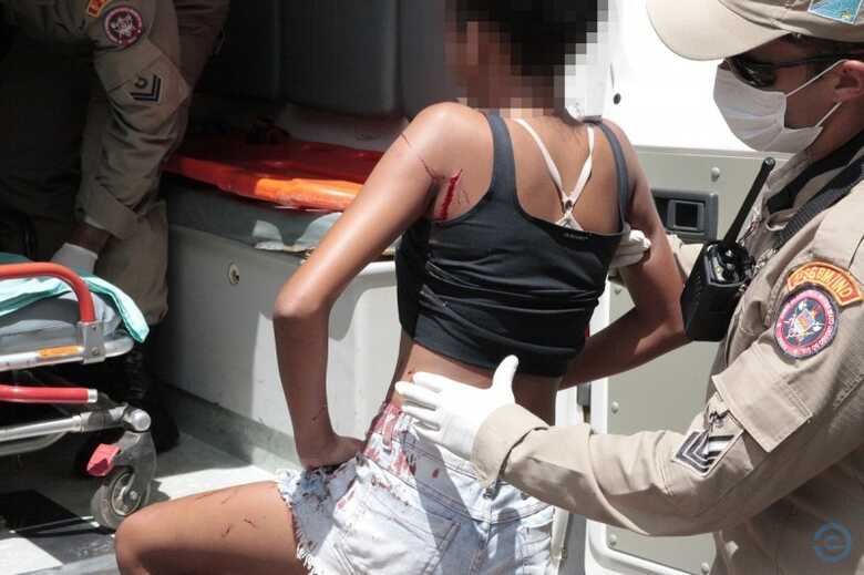 Jovem foi atendida pelo Servi&ccedil;o de Atendimento M&oacute;vel de Urg&ecirc;ncia (Samu)