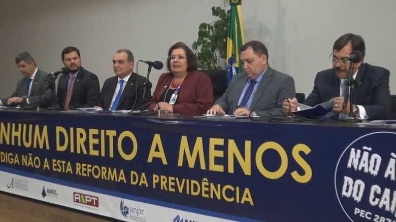 O promotor de Justi&ccedil;a Paulo Penteado, defende o d&eacute;ficit previdenci&aacute;rio