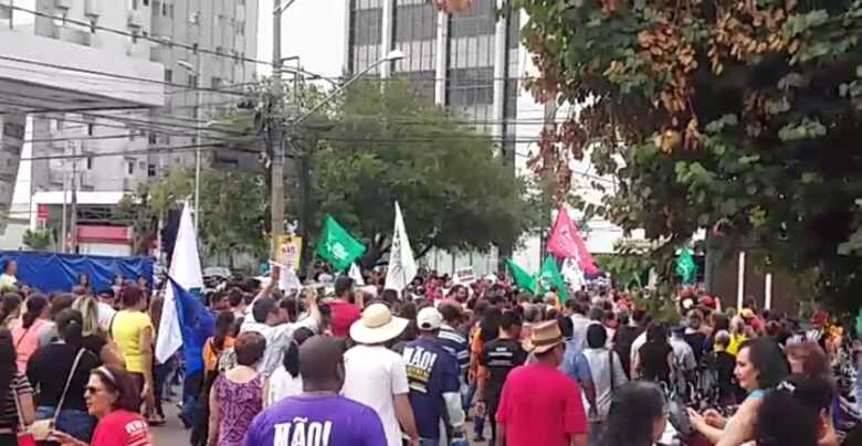 Em mar&ccedil;o, professores paralisaram as atividades contra a Reforma da Previd&ecirc;ncia