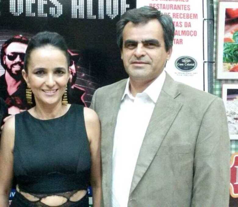 Cirlene Lelis Robalinho e Procurador Gilberto Robalinho da Silva