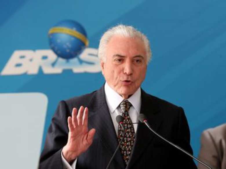 Temer discursa durante posse do novo ministro da Secretaria-Geral da Presidência da República, Ronaldo Fonseca de Souza