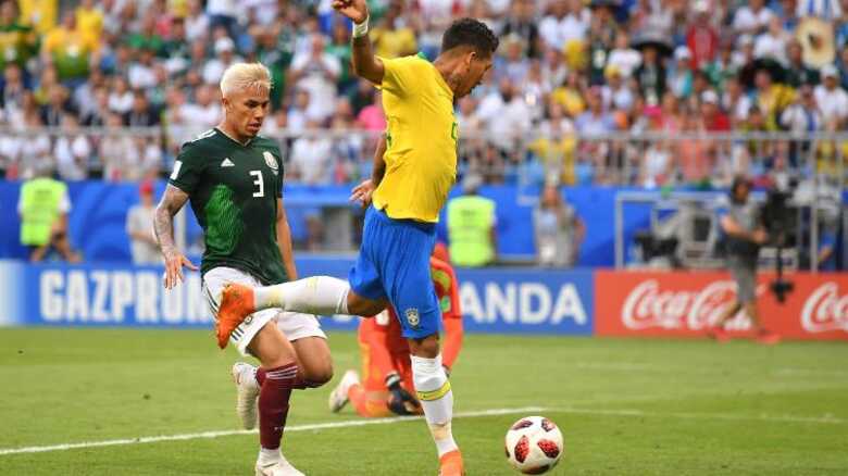 Firmino marcou o gol da vitória da seleção Brasileira