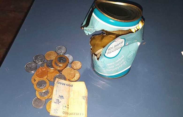 Cofrinho furtado com R$ 12,55 de doações a hospital