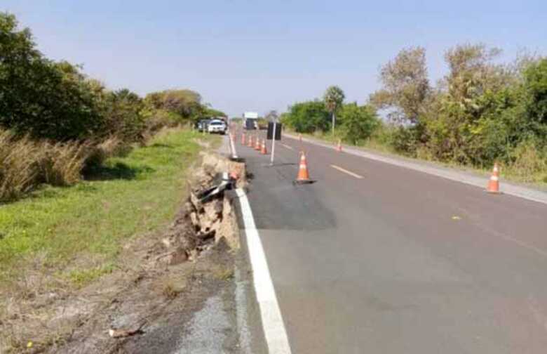 Motoristas que trafegam pelo local devem ter atenção redobrada no trecho interditado