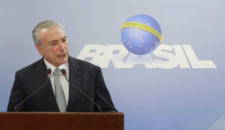 Presidente da República, Michel Temer: "Não tenho preocupação com o futuro"