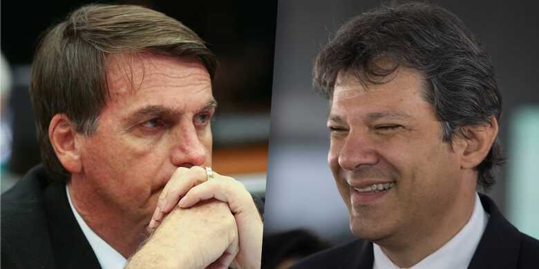 Bolsonaro continua sendo o mais rejeitado com 46%; Haddad é o segundo com 32%